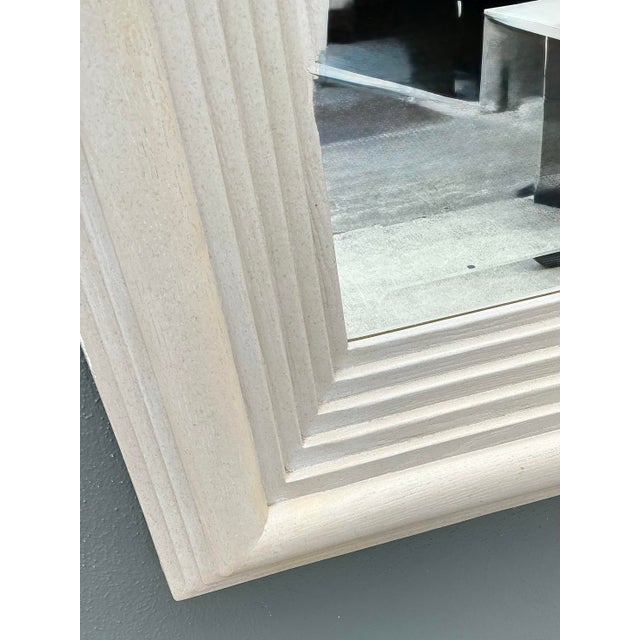 Vintage Stacked Wood Mirror For Sale - Image 12 of 12