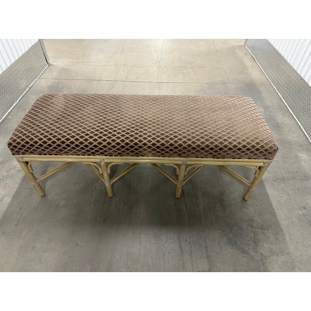 Wood 1990s McGuire Organic Modern Bench For Sale - Image 7 of 15