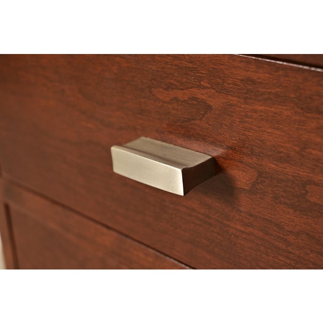 Stickley Modern Arts & Crafts Shaker Cherry Wood Six-Drawer Dresser or Chest of Drawers For Sale - Image 10 of 17