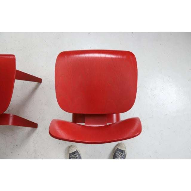 Dcw Dining Chairs by Charles & Ray Eames for Vitra, 1990s, Set of 4 For Sale - Image 9 of 11