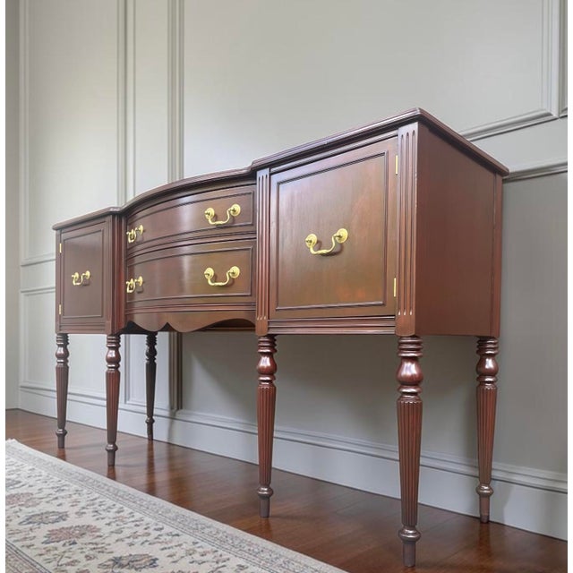 Vintage Hepplewhite Federal Buffet For Sale - Image 10 of 10