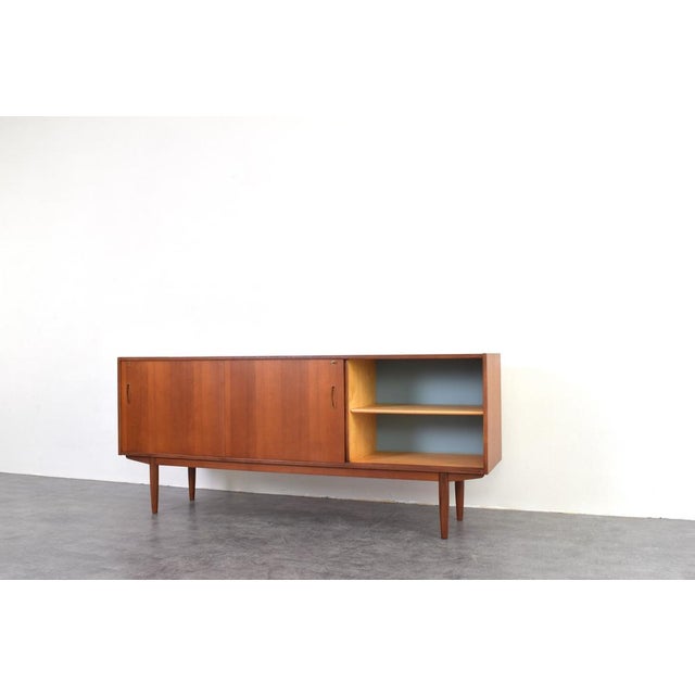 Mid-Century Modern Scandinavian Sideboard in Teak by Nils Jonsson for P.S. Heggen, 1960s. For Sale - Image 14 of 18
