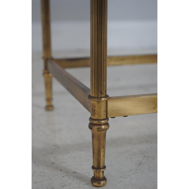 Drexel Heritage Chinoiserie Black Lacquer and Gold Brass Stand For Sale - Image 11 of 18