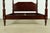 Baker Furniture Historic Charleston Collection Georgian Carved Mahogany King Size Poster Bed For Sale - Image 10 of 12