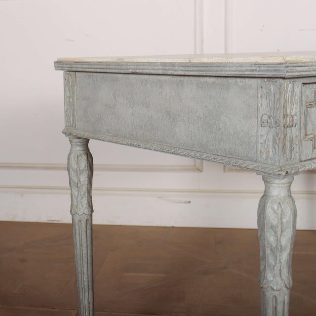 Swedish Painted Writing Table, 1890s For Sale - Image 9 of 13