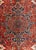 Antique Persian Serapi Carpet Handmade Wool Oriental Rug, Red, Ivory, Light Blue For Sale - Image 14 of 18