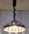 1970s Vintage Ceiling Lamp with Openwork Ceramic Shade on Height-Adjustable Plastic Mount, 1970s For Sale - Image 5 of 7