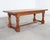Midcentury Country French Oak Farmhouse Dining Table 7 Ft For Sale - Image 12 of 15