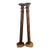 Late 20th Century Hollywood Regency Style Faux-Bamboo Floor Candlesticks. For Sale