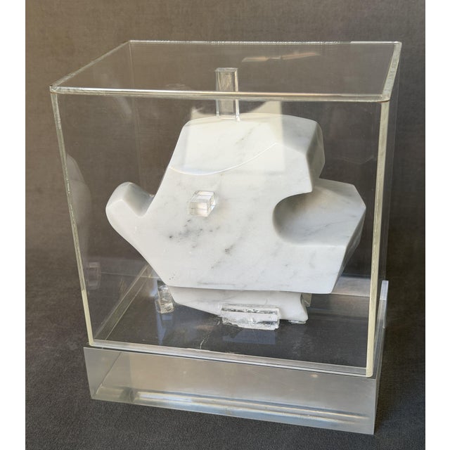 Marble Sculpture from Alfonso Serrano, 1973 For Sale - Image 3 of 11