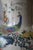 Vintage Japanese Chinoiserie Peacock & Peony Crackle Glaze Porcelain Vase by Andrea by Sadek — 9.5" For Sale In Washington DC - Image 6 of 18
