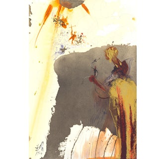 1967 Salvador Dalí Biblia Sacra Lithograph "De Petra Exivit Aqua" (Out of Rock Came Water) For Sale