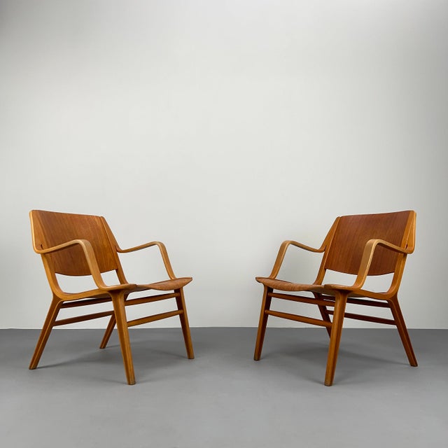 HM11 AX Chairs by Peter Hvidt & Orla Mølgaard-Nielsen for Fritz Hansen, Denmark, 1960s, Set of 2 For Sale - Image 9 of 14