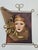 An original set of two decorative wall art pieces created using the relief technique, depicting stylized female faces made...