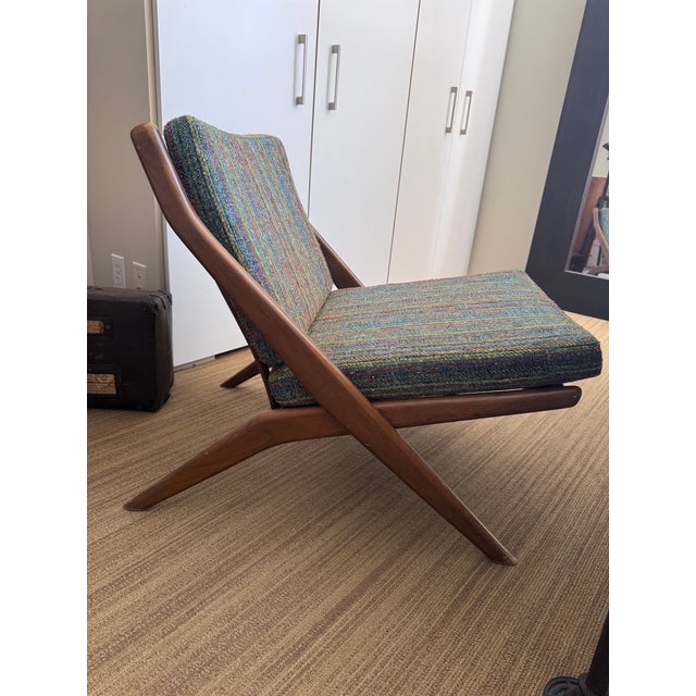 Mid-Century Scissor Chair For Sale In Seattle - Image 6 of 7