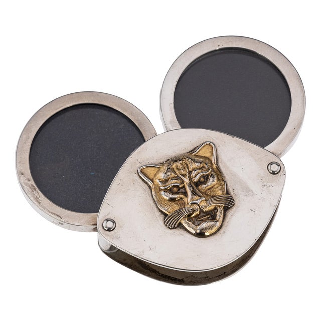 Silver Jaguar Portable Photo Frame, London, 2002 For Sale