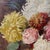 J.P., Still Life of a Vase of Dahlias, 1900, Oil Painting on Canvas For Sale - Image 6 of 10