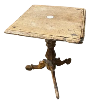 Antique Teak Wood Colonial Side Table