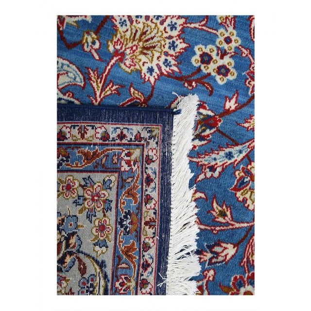Traditional Pasargad DC Fine Hand Knotted Persian Isfahan For Sale - Image 3 of 4
