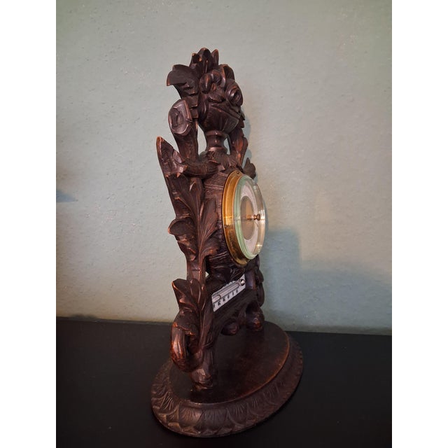 Vintage Black Forest Barometer, 1959 For Sale - Image 4 of 7