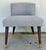 Original retail $56,000, timeless Thomas Pheasant for Baker Modern Gray Bristol Dining Chairs Set of 8, dark Tahoe focused...