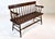 American American Pine Spindle Back Deacons Bench For Sale - Image 3 of 13