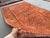 Vintage Overdyed Medallion Kilim Rug, Handwoven Wool, 6x10, Terracotta For Sale - Image 10 of 12