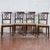 18th Century Style Chairs with Raffia Seats, Set of 4 For Sale - Image 9 of 9