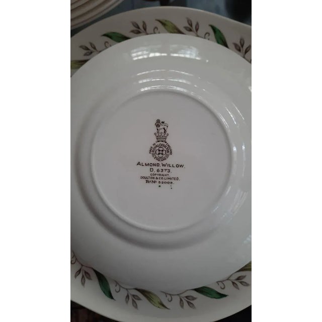 1950s Almond Willow Tableware Set from Royal Doulton , 1950s, Set of 26 For Sale - Image 5 of 8