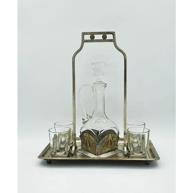 Art Deco Liqueur Service, Set of 6 For Sale - Image 12 of 12