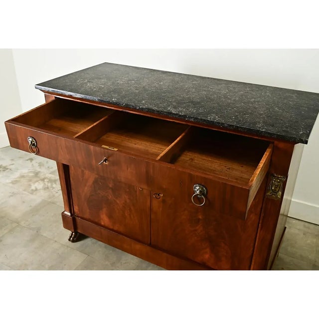19th Century Dutch Mahogany Empire Buffet For Sale In Baton Rouge - Image 6 of 10