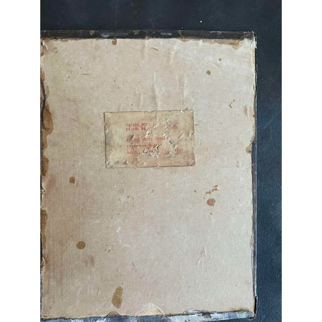 1920s Manner of Robert Henri, Sailor Boy Mick, 1923, Oil on Canvas For Sale - Image 5 of 11