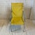 Mid-Century Modern Mid 20th Century Yellow and Chrome Dining Chairs in the Style of Milo Baughman - Set of 4 For Sale - Image 3 of 11