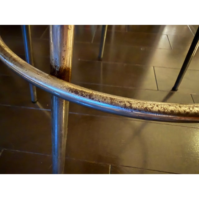 Pepe Cortés 1990s Set of 4 Jamaica Bar Stools by Pepe Cortés for Amat — Made in Spain, Stamped For Sale - Image 4 of 5