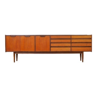 Mid Century Teak Credenza Attributed to Ward and Austin For Sale