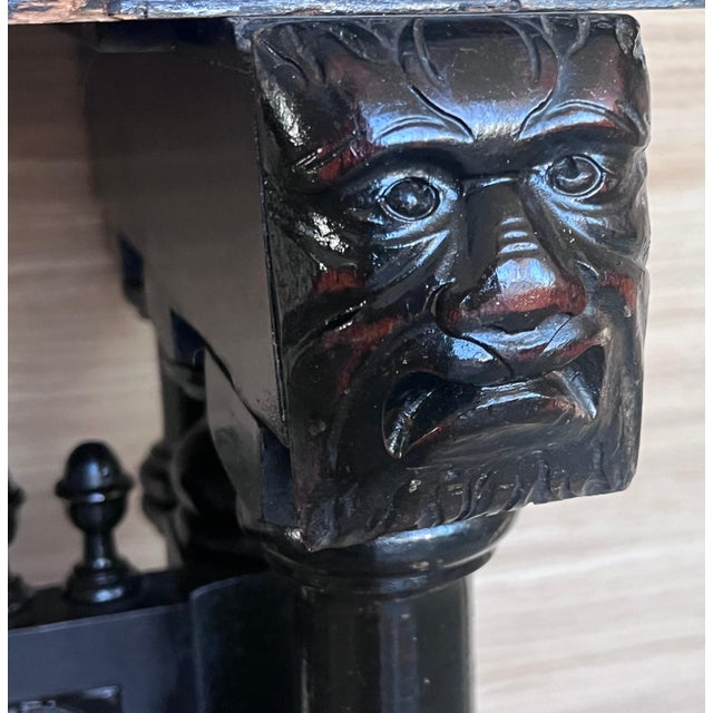 20th Century Spanish Baroque Style Cabinet on Stand, Bargueno or Varqueno For Sale - Image 12 of 18