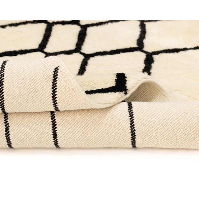 Hand-Knotted Wool Rug by Azele Studio For Sale - Image 6 of 11