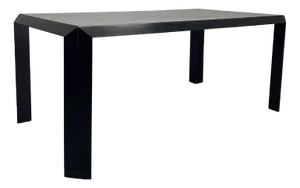 Vintage Talete Black Dining Table by Pierluigi Ghianda & Gabrielle Regondi for Rosenthal, 1980s