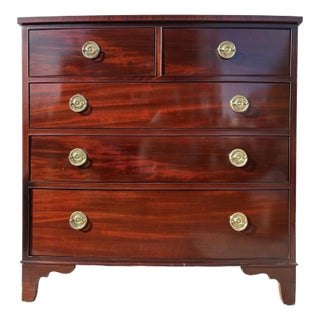 1990s Baker Furniture Mahogany Chest of Drawers For Sale