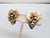 1950s Vintage Signed Napier Goldtone Grape Cluster Clip Earrings-2 Pieces For Sale - Image 5 of 7
