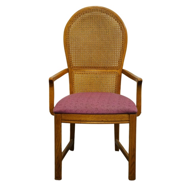 Thomasville American Country Collection Cane Back Dining Arm Chair 20521-861-862 For Sale - Image 11 of 11