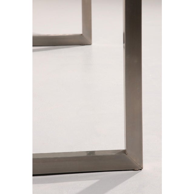 Side Table in Glass and Brass by Peter Ghyczy, 1970 For Sale - Image 11 of 12