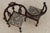 Vintage Victorian Style Tete Tete Courting Chair For Sale - Image 4 of 16