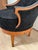 Biedermeier Revolving Armchair in Cherry Veneer & Black Velvet, South Germany, 1820s For Sale - Image 10 of 18