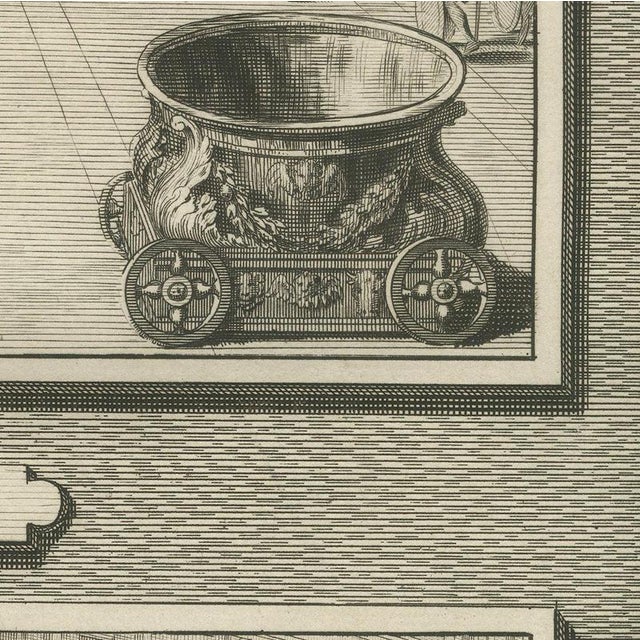 Pieter Mortier, Bronze Pillars and the Molten Sea of Solomon's Temple, 1700, Engraving For Sale - Image 4 of 12