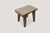 Early 21st Century Andrianna Shamaris St. Barts Teak Wood Side Table or Stool For Sale - Image 5 of 5