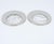 1970s 1970s Willy Rizzo Style Ice Effect Lucite and Chrome Coasters, 9 pieces For Sale - Image 5 of 13