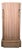 Art Deco Oak Pedestal with Gilt Relief Decoration, 1900 For Sale