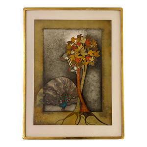 Graciela Rodo Boulanger a Peacock for Sophie Signed and Numbered Lithograph 1979