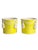 Add a cheerful burst of color and classic Hollywood Regency style with this charming pair of vintage Fitz & Floyd ceramic...